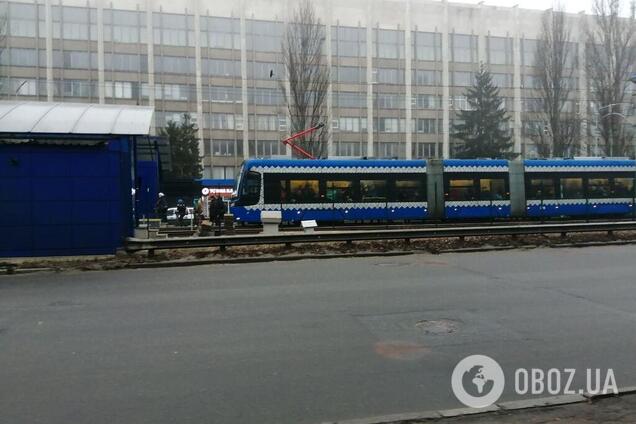 В Киеве в час пик остановились трамваи