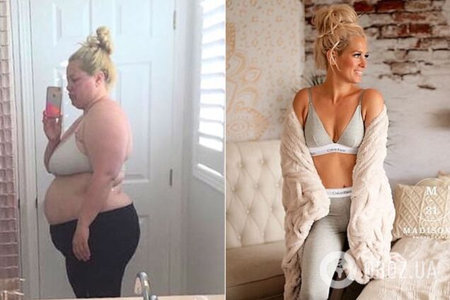 Не хватило ремня: женщина похудела на 70 кг после унижения в самолете. Фото до и после