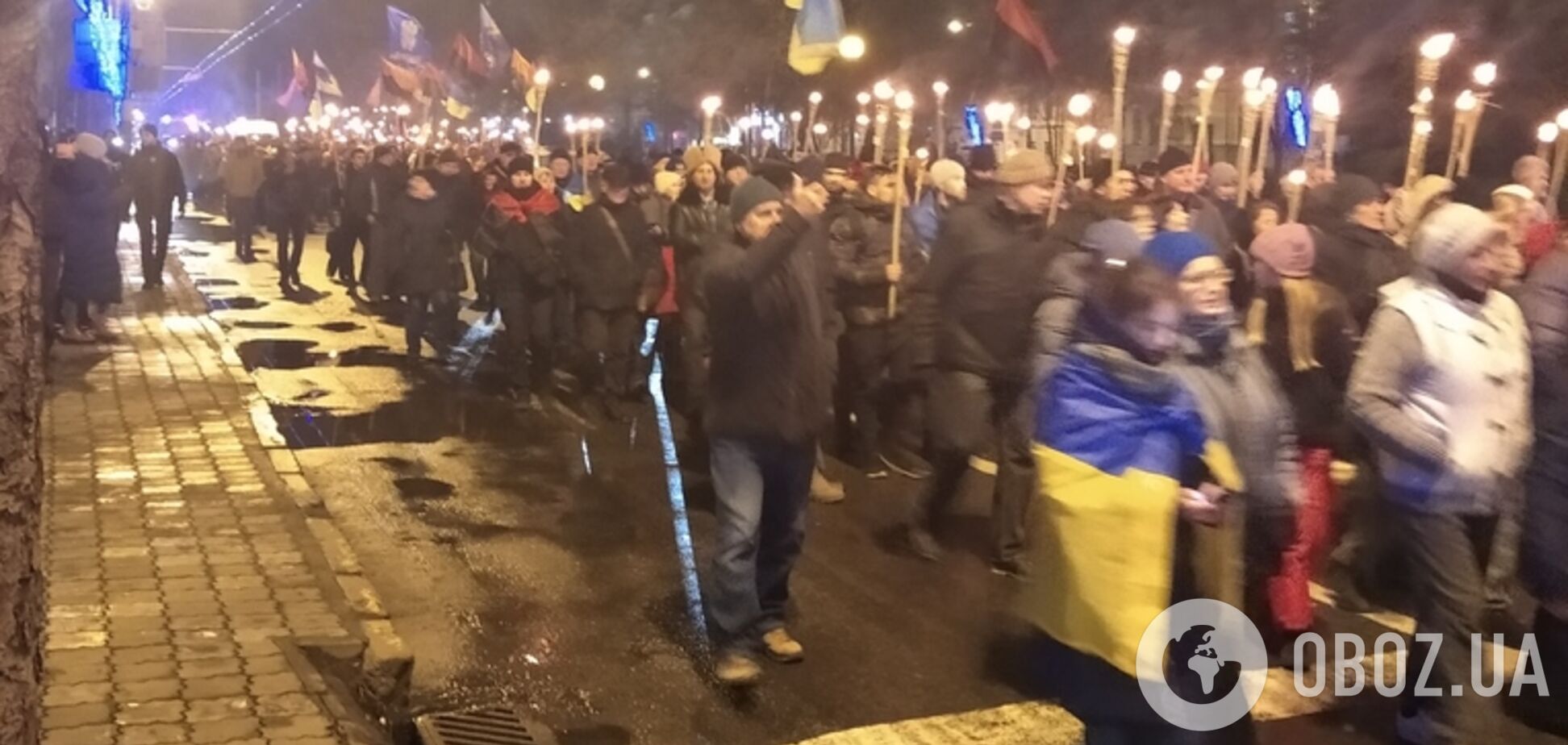 Факельный марш в Днепре глазами человека из оккупации. Серия 2