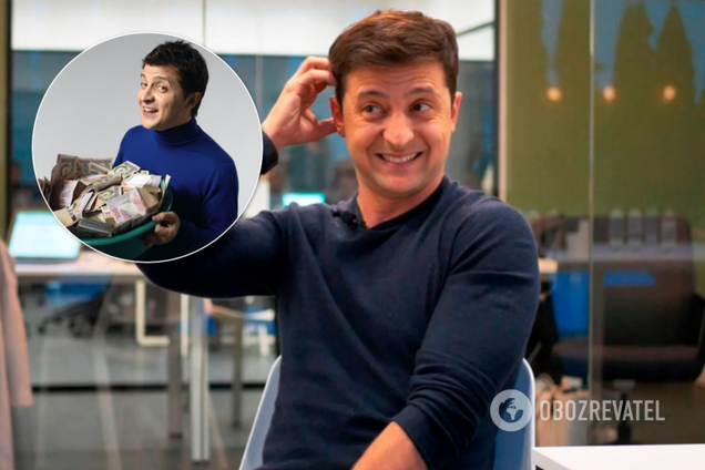 Зеленский получил 5 млн грн от 'Квартала'