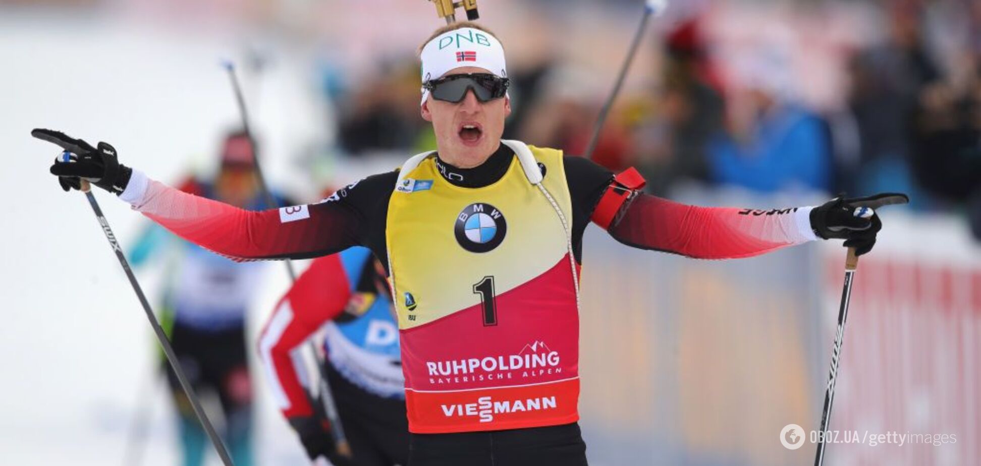 Найкращий біатлоніст планети замість мішені потрапив у машину брата