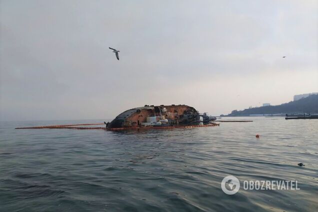 Судьба затонувшего танкера Delfi