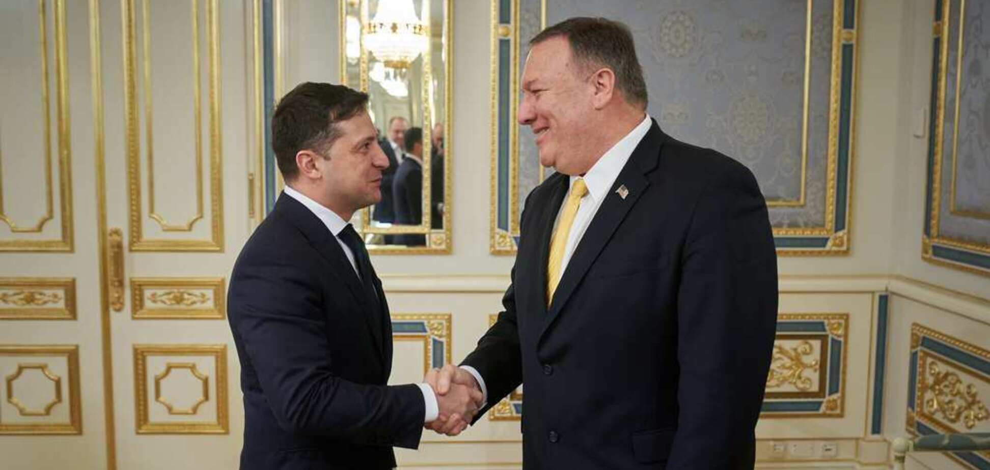 Зеленский и Помпео