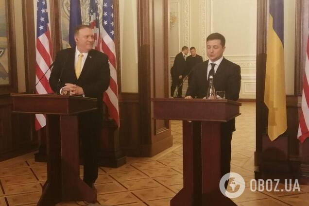 Помпео и Зеленский