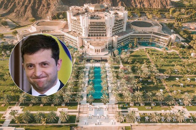 Зеленського засікли на березі Оману в 5-зірковому готелі: він виправдався. Фото відпочинку