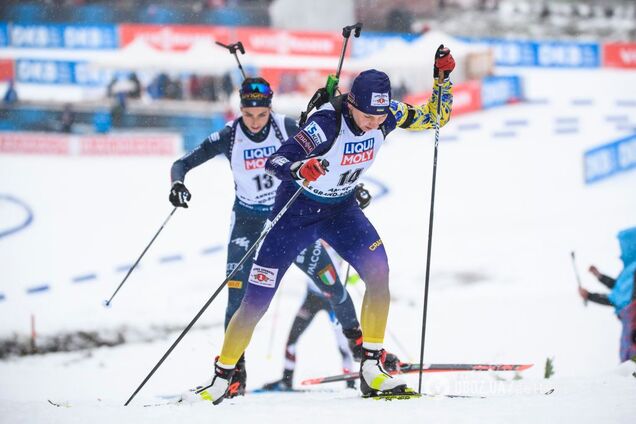 Пидгрушная выиграла 'золото' Кубка Австрии по биатлону