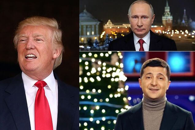 Чудовищно, ошибочно, рискованно: о чем говорят новогодние обращения Путина, Зеленского и Трампа