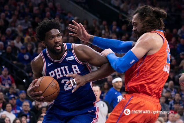 Джоэл Эмбиид и Стивен Адамс