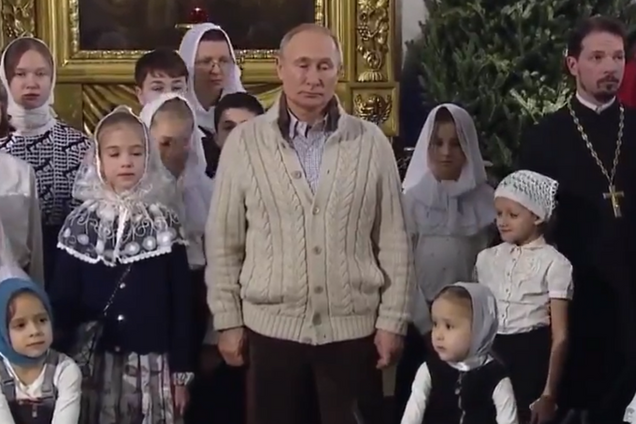 'Як на своїх поминках': мережа розгромила 'різдвяне лицемірство' Путіна в оточенні дітей