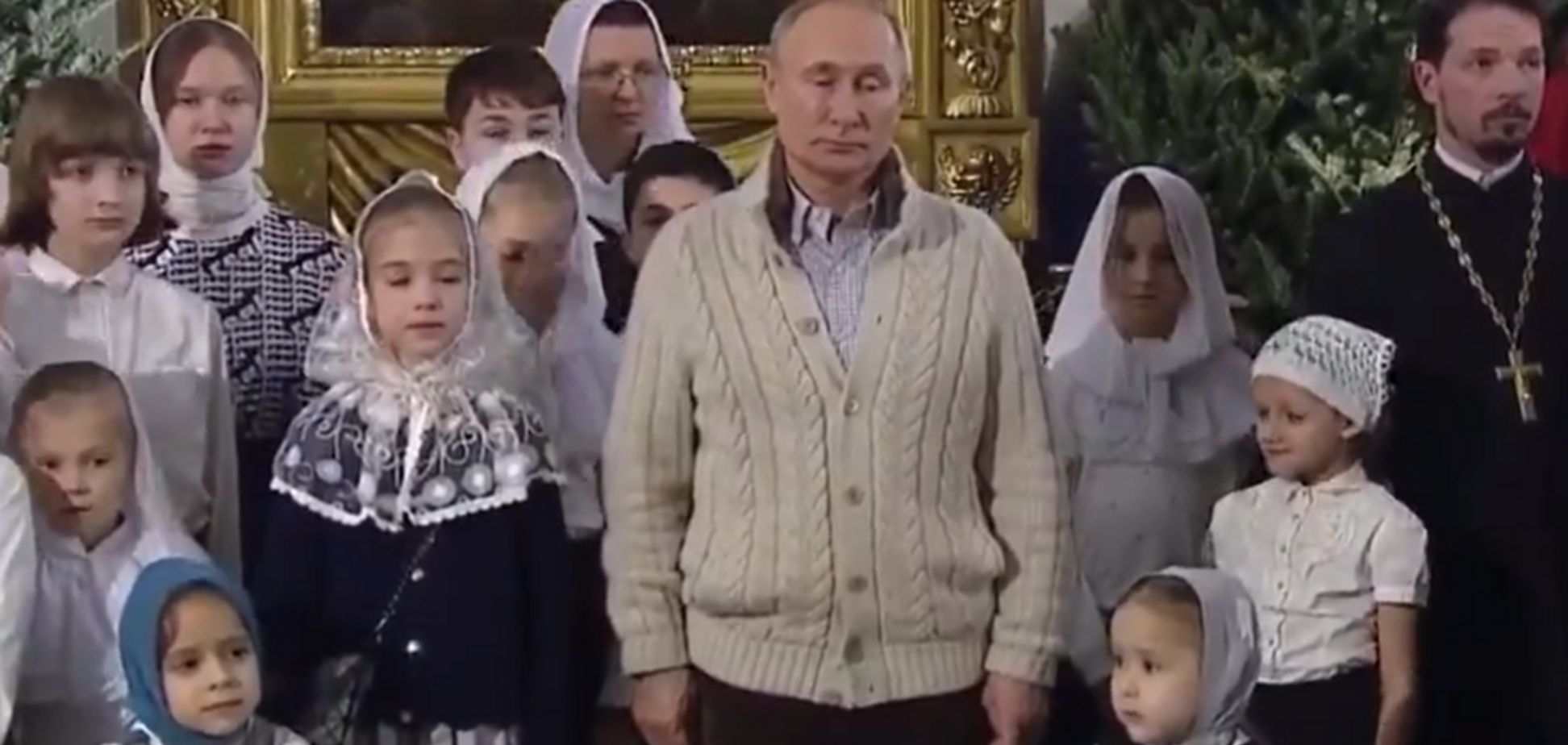 'Как на своих поминках': сеть разгромила 'рождественское лицемерие' Путина в окружении детей