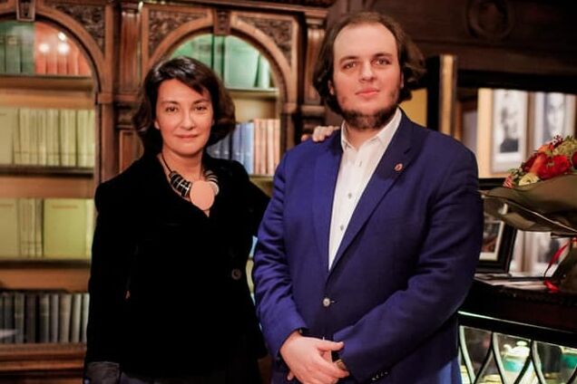 Наталья Жванецкая с сыном Дмитрием