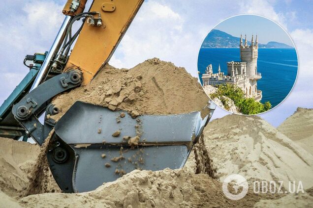 Накопав піску на 140 млн гривень: прокуратура Криму взялася за російського бізнесмена