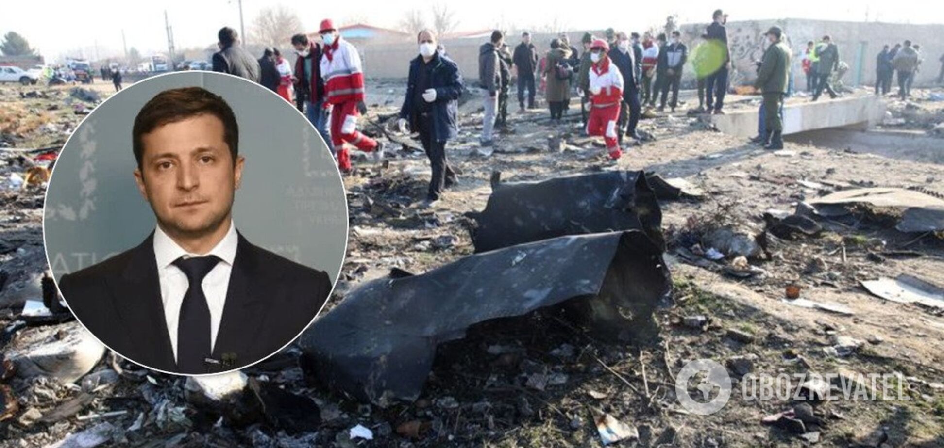 Зеленський обговорив із главою Ірану трагедію з Boeing 737 МАУ: подробиці