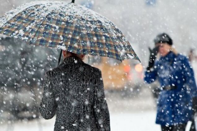 В Украине ожидается мокрый снег