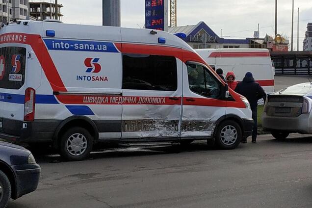 в Одесі сталася ДТП за участю автомобіля 'швидкої'