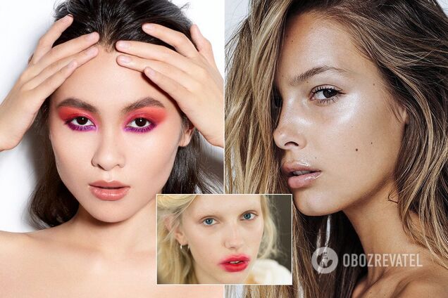 Радужные тени и размытый контур губ: топ-4 главных тренда в макияже 2020