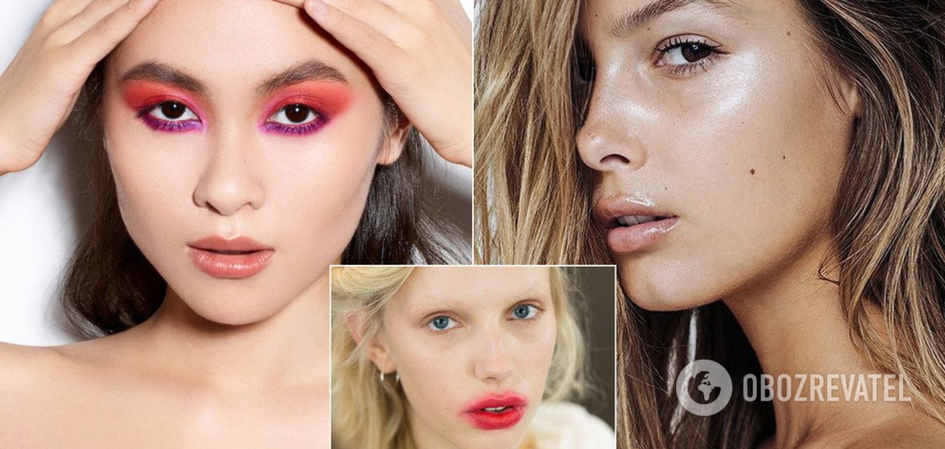 Радужные тени и размытый контур губ: топ-4 главных тренда в макияже 2020