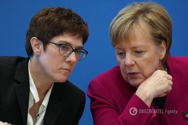Наступниця Меркель відмовилася претендувати на пост канцлерки Німеччини