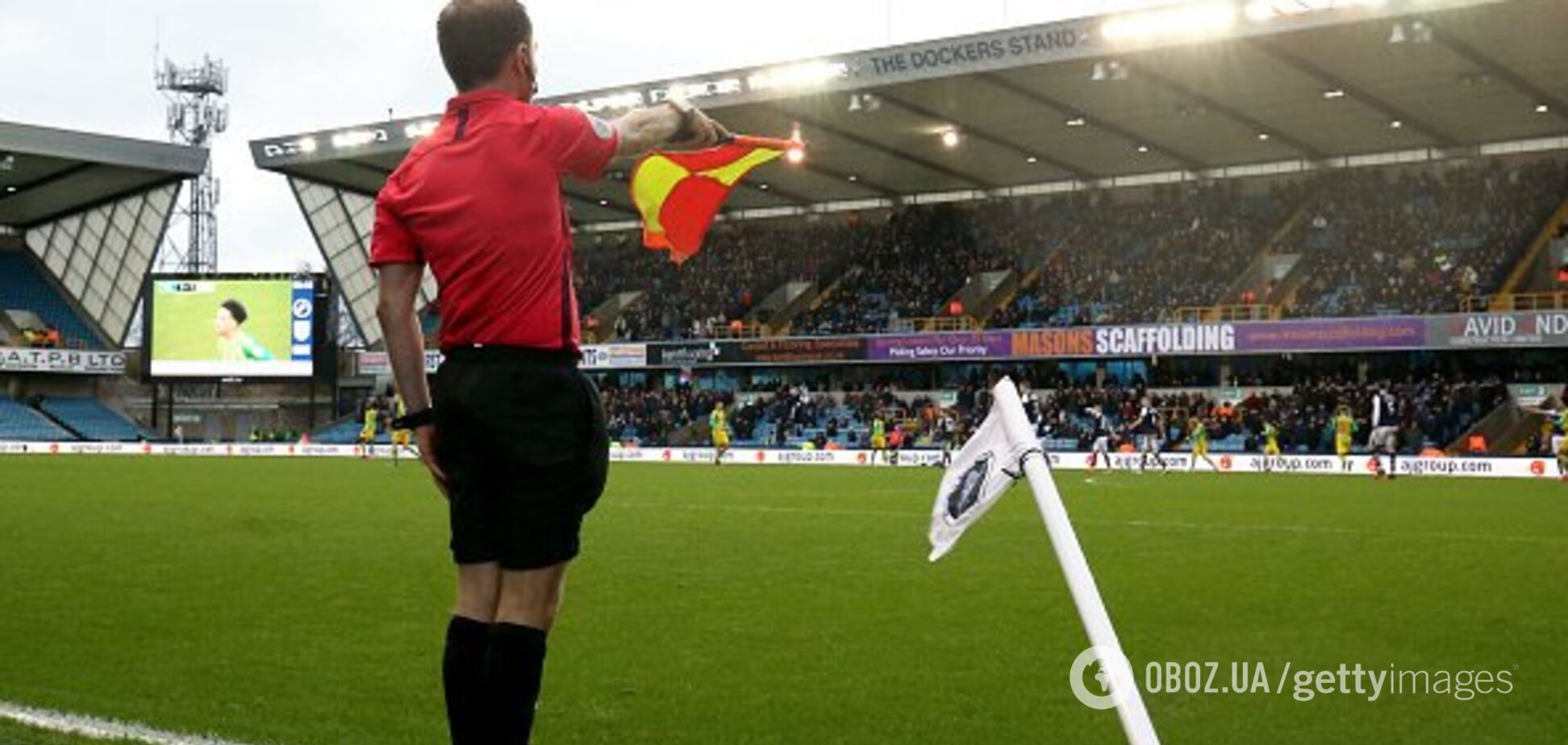 В чемпионате Англии из-за сильнейшего урагана произошел дикий курьез
