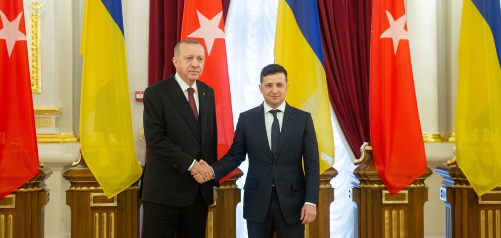 Владимир Зеленский и Реджеп Тайип Эрдоган