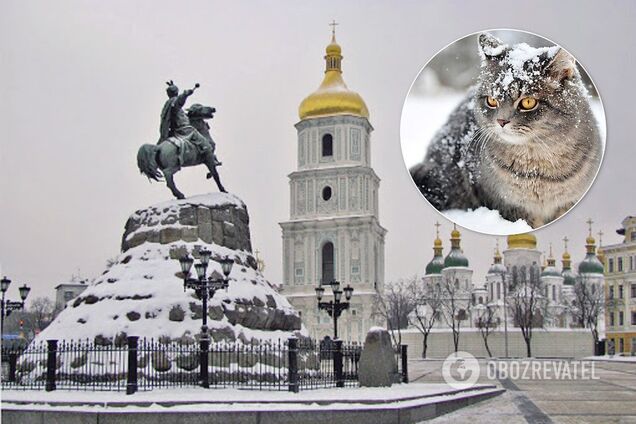 Накроет снег и мороз: появился зимний прогноз погоды в Киеве на неделю