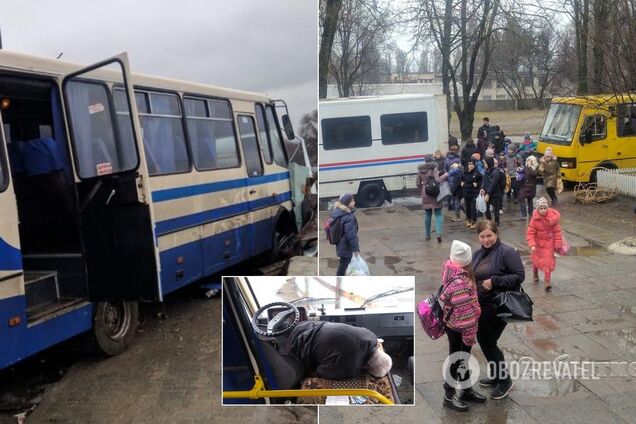 Дітей врятувало диво: на Дніпропетровщині водій шкільного автобуса помер під час рейсу. Фото і відео