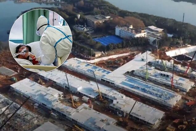 У Китаї за 10 днів побудували лікарню й почали приймати хворих із коронавірусом. Відео