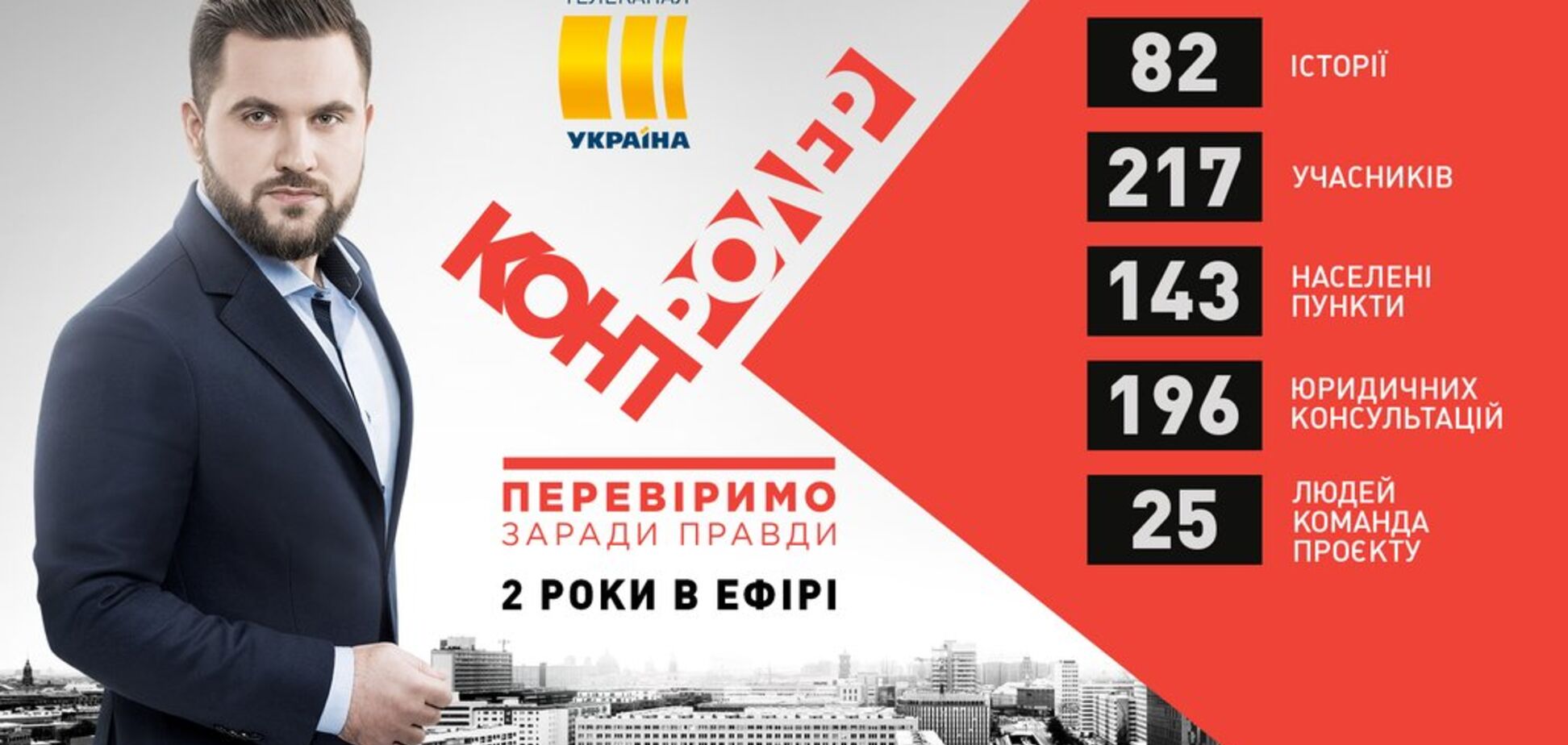 'Контролер' - два года в эфире канала 'Украина'