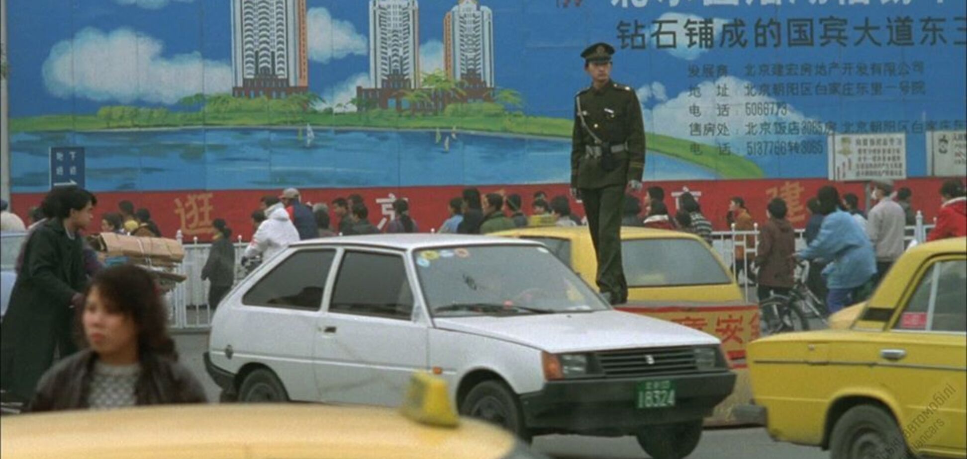 ЗАЗ Таврія на зйомках фільму в Китаї: опубліковано унікальний кадр