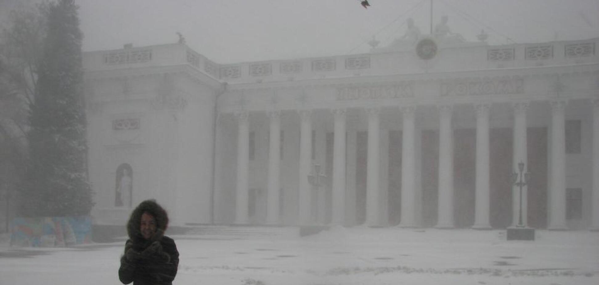 Снігопад в Одесі