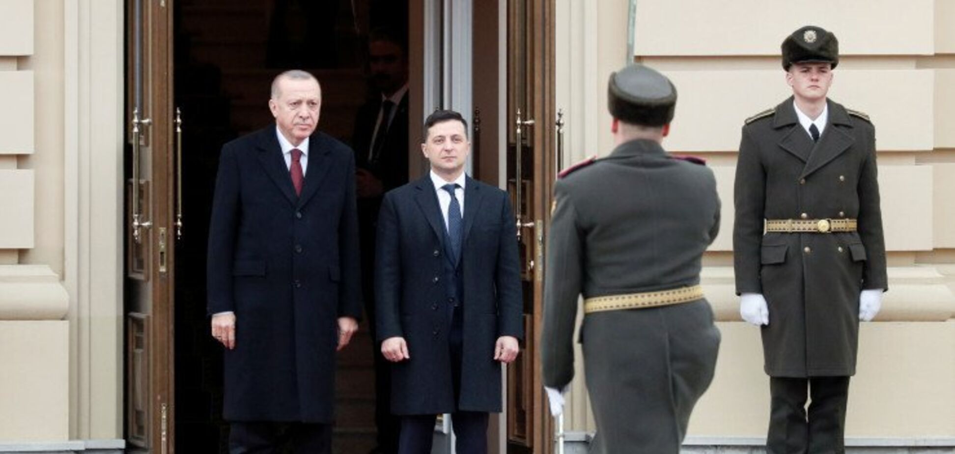 Эрдоган поприветствовали строй почетного караула словами 'Слава Украине'