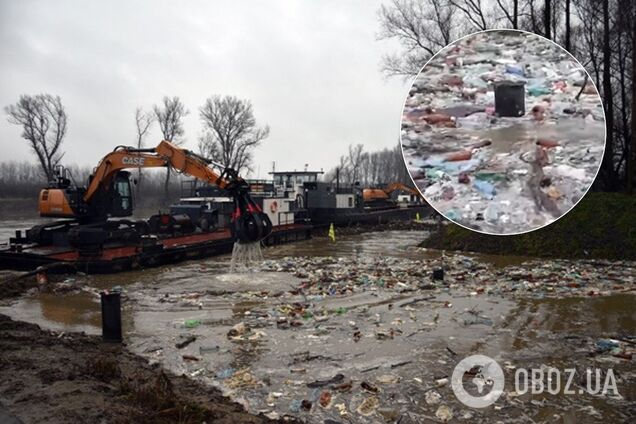 Сміттєве 'море' із Закарпаття заполонило Угорщину: жахливі кадри