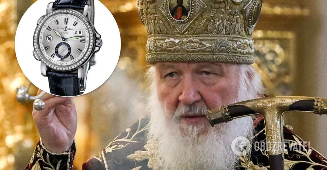Результат пошуку зображень за запитом Патріарх Кирил засвітив годинник з діамантами за $16 тисяч. Фото