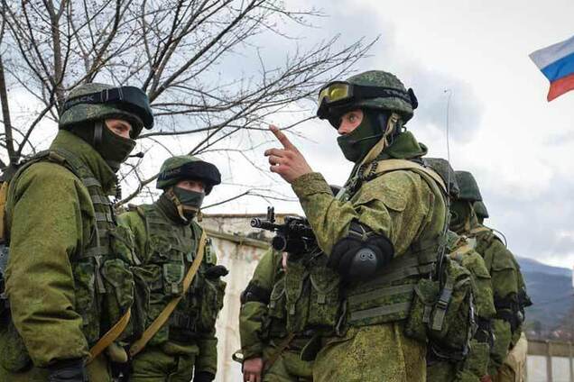 Российские военные на Донбассе