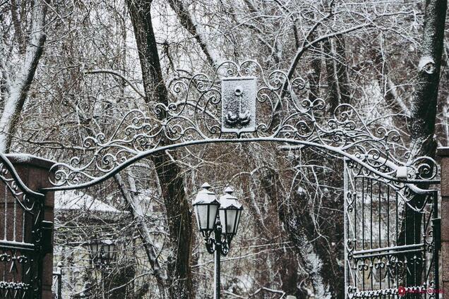 Перший сніг в Одесі
