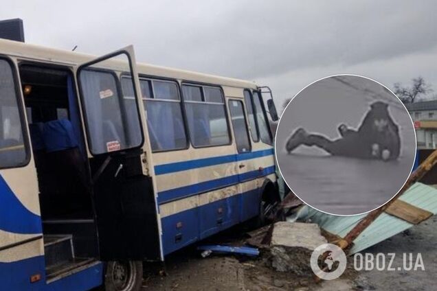 'Не выпала, а спрыгнула': в сети разгорелся скандал вокруг аварии автобуса с детьми в Каменском