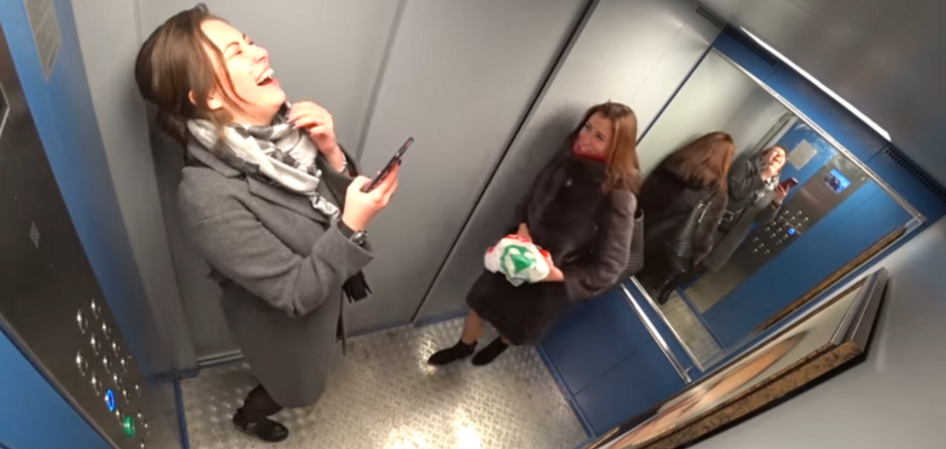 Реакция на портрет Путина в лифте развеселила сеть