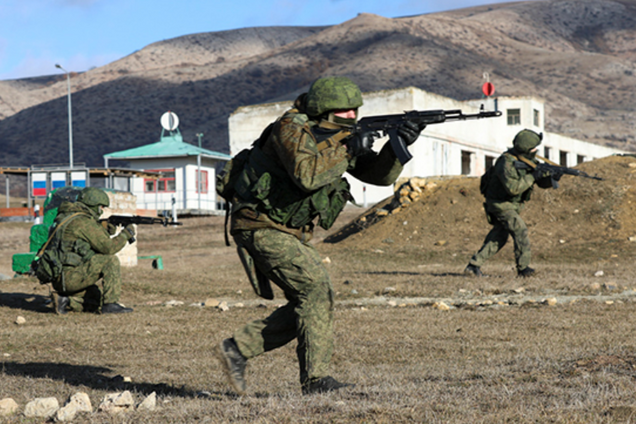 Учения оккупантов в Крыму