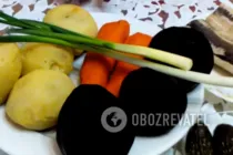 Вінегрет із оселедцем - Крок 1 Вінегрет із оселедцем - Крок 1