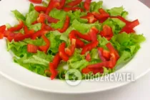 Греческий салат с курицей - Шаг 9 Греческий салат с курицей - Шаг 9