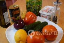 Салат грецький класичний - Крок 1 Салат грецький класичний - Крок 1