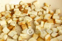 Греческий салат с курицей - Шаг 2 Греческий салат с курицей - Шаг 2