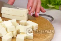 Греческий салат с курицей - Шаг 8 Греческий салат с курицей - Шаг 8