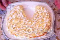 Мимоза с сардиной - Шаг 6 Мимоза с сардиной - Шаг 6