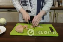 Бефстроганов із курки - Крок 1 Бефстроганов із курки - Крок 1