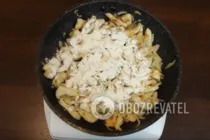 Бефстроганов із курки - Крок 3 Бефстроганов із курки - Крок 3