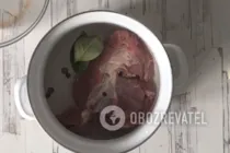 Салат мясной с грибами - Шаг 2 Салат мясной с грибами - Шаг 2