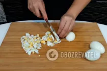 Слоеный мясной салат - Шаг 8 Слоеный мясной салат - Шаг 8