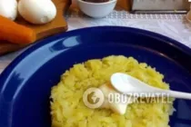 Мімоза з картоплею - Крок 2 Мімоза з картоплею - Крок 2