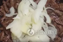 Бефстроганов із телятини - Крок 2 Бефстроганов із телятини - Крок 2